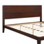 Lit plateforme en bois de bambou de style moderne Mid-Century de 12 pouces avec support en lattes de bois, aucun sommier requis, assemblage facile-1249060524-1257897588