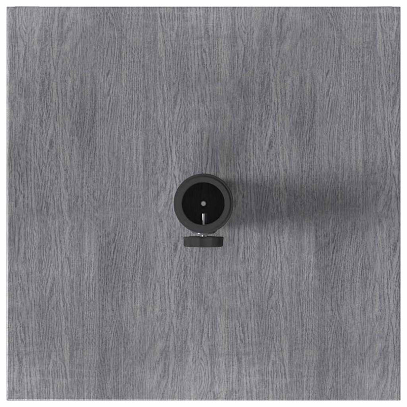 Steel Umbrella Base, Dark Wood