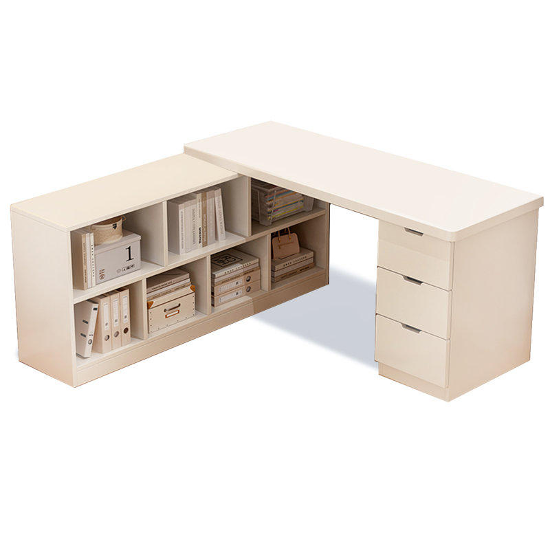 Solid Wood L-shaped Desk, 29.92" H x 59.06" W x 59.06" D