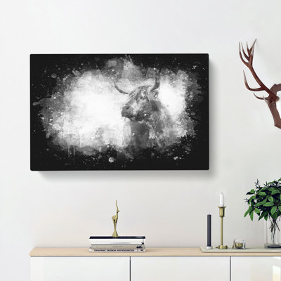 Highland Cow - Wrapped Canvas