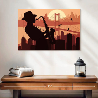 Abarca Sax Player Silhouette