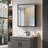 Versatile Bathroom Mirror Cabinet with Advanced Features for Space Optimization