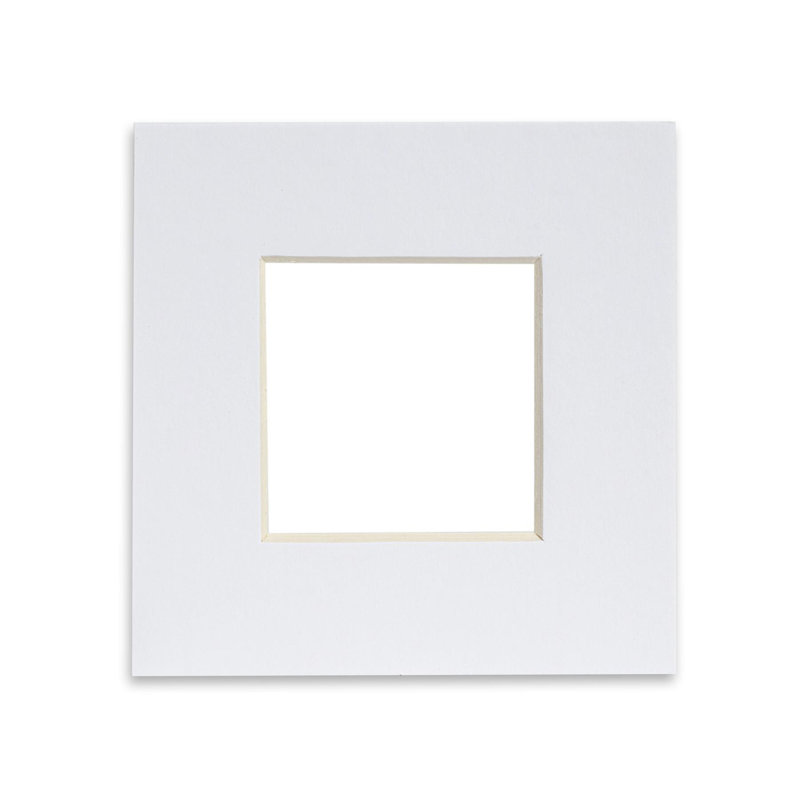 Nicola Spring - Picture Mount, Grey, 15cm H x 15cm W x 0.5cm D