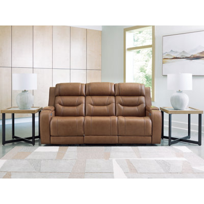 Knightington Power Reclining Sofa with Audio Seating