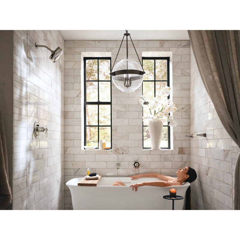 Flara 24" Wall Mounted Towel Bar, Brushed Nickel