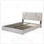 Lit plateforme tapissier avec rangement hydraulique, aucun sommier requis, soutien amélioré et style moderne