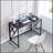 Tempered Clear Glass Computer Desk