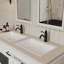 Robinet pour salle de bain à poignée simple de style classique