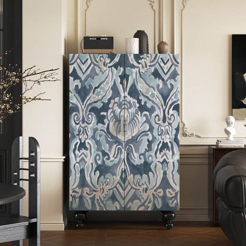 Armoire américaine en bois massif rétro