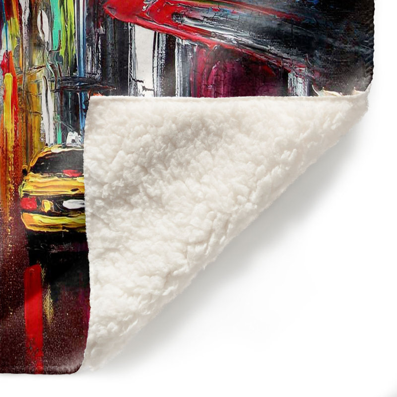  Couverture douce en sherpa, 51 po x 60 po