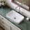 Lavabo de salle de bain semi-encastré rectangulaire vasque encastrable DeerValley Ally 19 po x 12 po