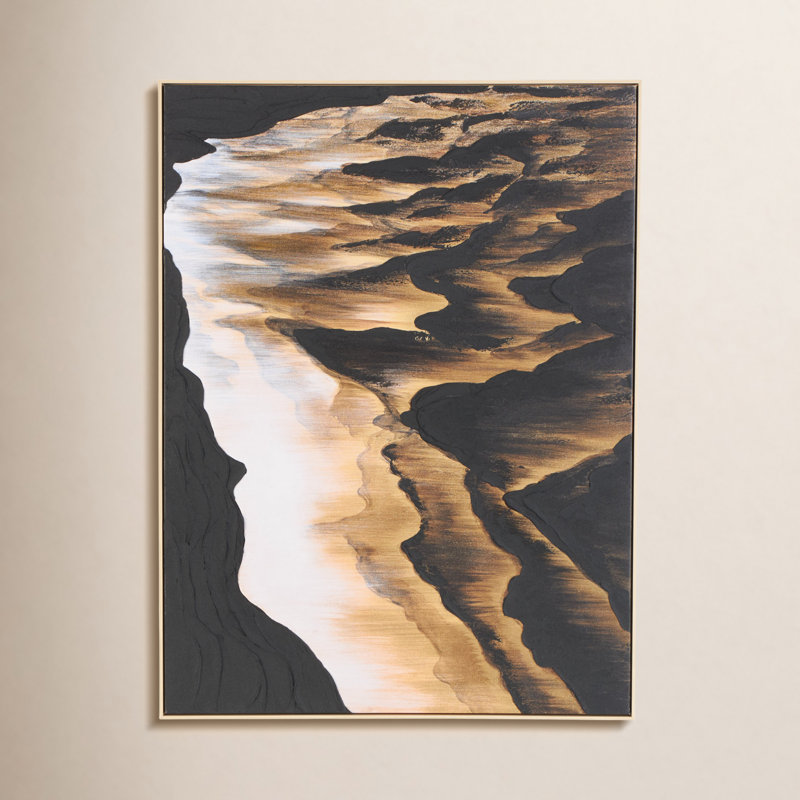 Alexio texturé abstrait - reproduction d'ombre sur toile