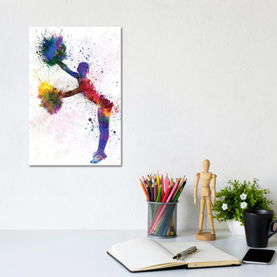 «Young Woman Cheerleader VII» par Paul Rommer, impression sur toile tendue