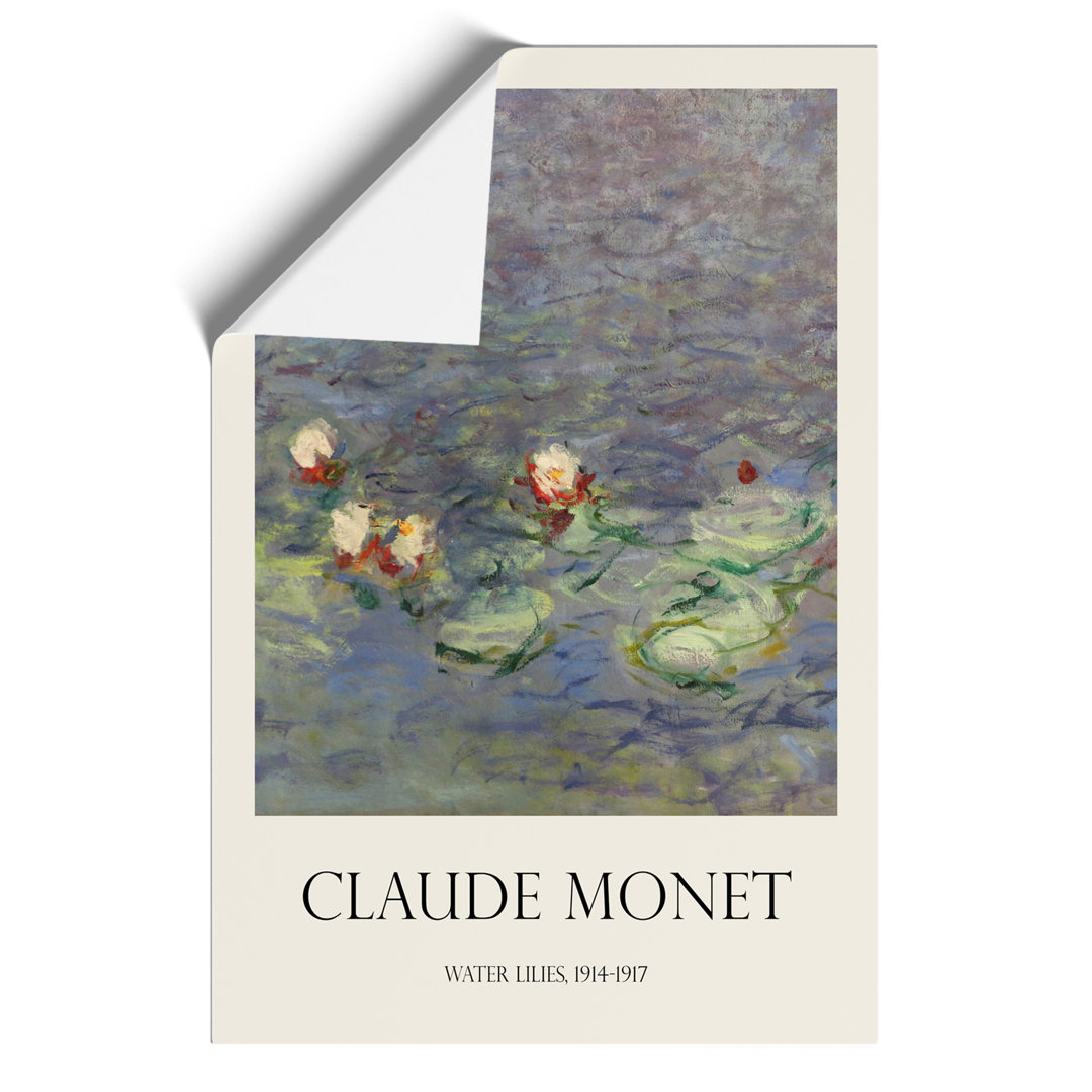 Water Lilies Lily Pond Print by Claude Monet - Frameless Print