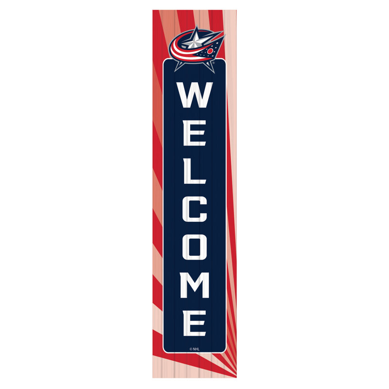 Décoration murale panneau de fibres à densité moyenne Analina, NHL Columbus Blue Jackets