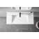 40 in. Wall-Mount or Countertop Bathroom with Wedge Bowl Solid Surface