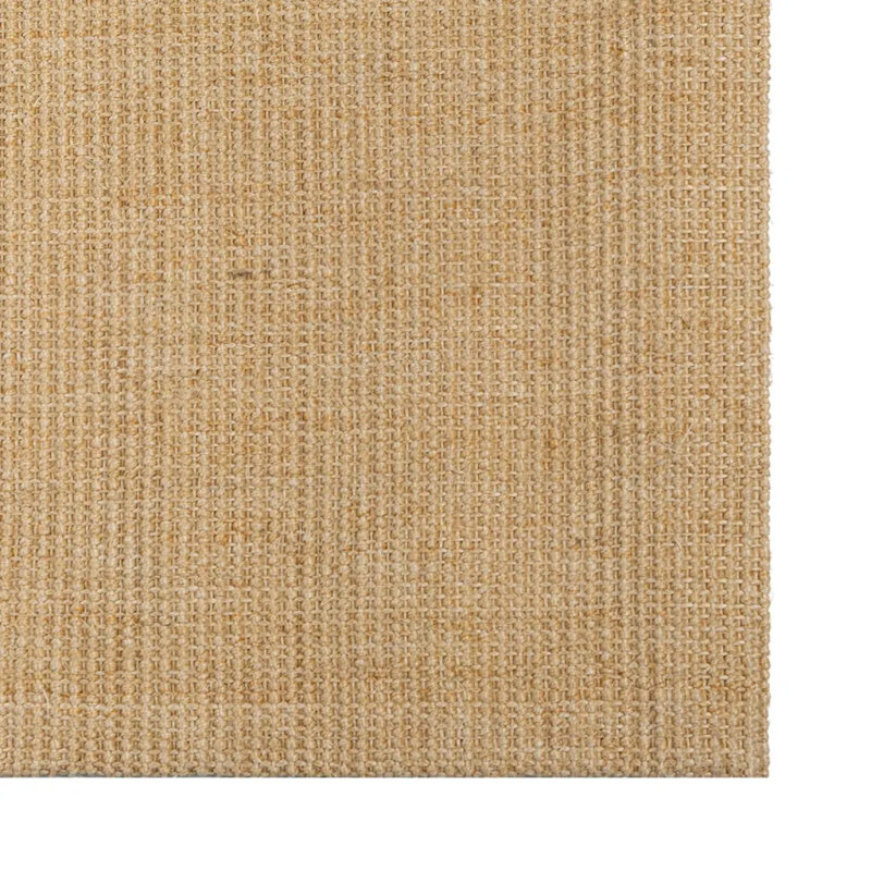 August Grove Rug Natural Sisal Brown, Rectangle 80 x 200cm