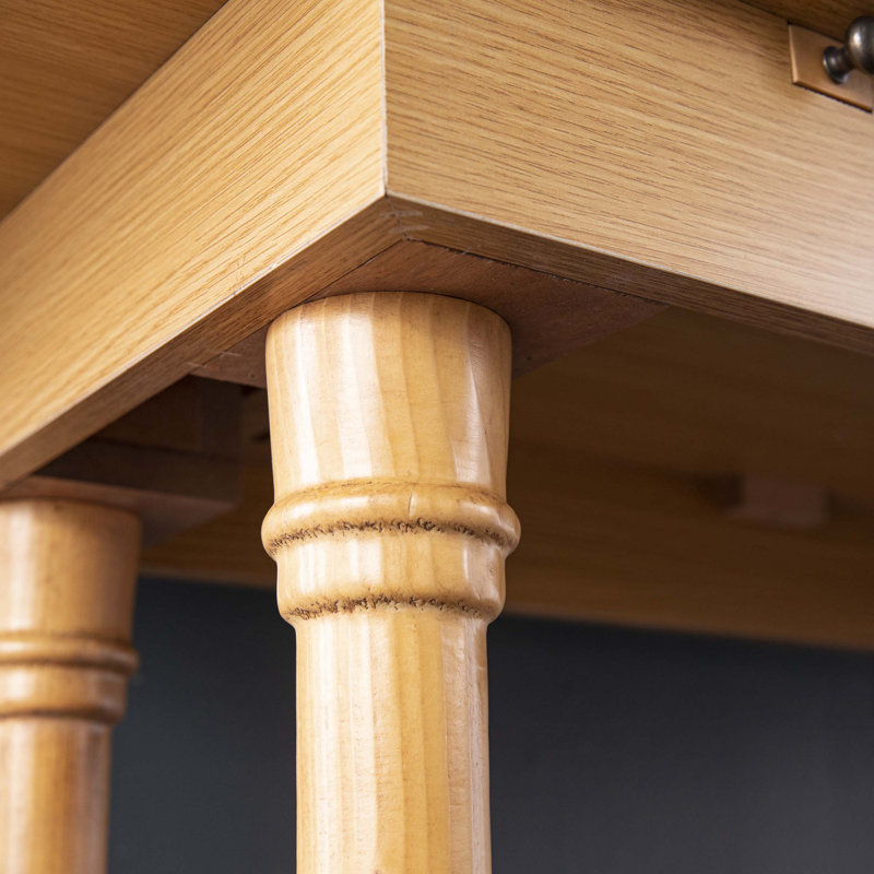 Console de table à tréteaux pliante Farmhouse