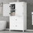Modern Bathroom Storage Cabinet, 43.3" Tall Cabinet with 2 Doors & 2 Drawers, Adjustable Shelf, Freestanding Organizer for Bathroom, Office, Kitchen-1890732710