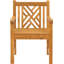 Chippendale Outdoor Teak Dining Armchair