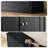 Monos Modular Storage Hinge Cabinet with Door and Adjustable Shelves  (Set of 1), Black-1916654670
