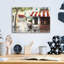 «Relaxing at the Cafe II» par James Wiens - peinture sans cadre-1013081862