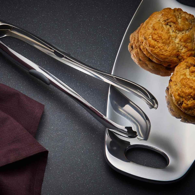 Nambe Curvo All-Purpose Tongs