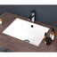 Lavabo rectangulaire en céramique Luxury Touch