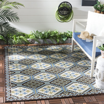 Veranda Performance Geometric Indoor/Outdoor Area Rug