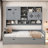 Aleyssa Daybed With Storage Shelves, Charging Station, Led And Trundle-1680760781-1680760780