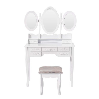 Popel Dressing Table with Mirror