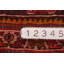 Tapis traditionnel géométrique rétro 5 x 6