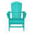 Seashell Upright Adirondack Chair (Set Of 2)-1644548898
