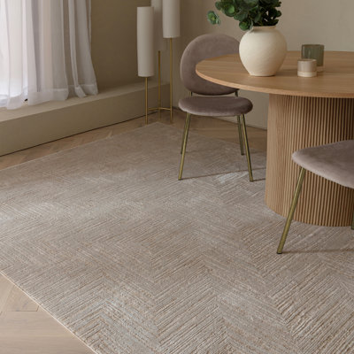 Bezore Geo Beige Area Rug