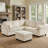 90.55’’ Upholstered Sofa With Storage Ottoman-1848924445