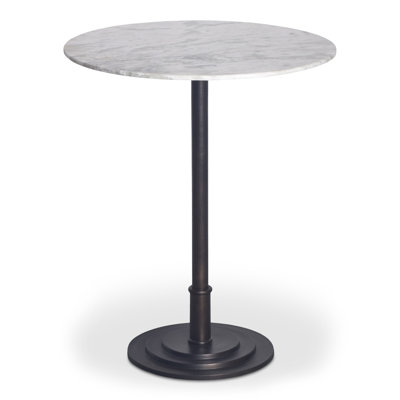 Table de comptoir d'extérieur Tori Marbre blanc