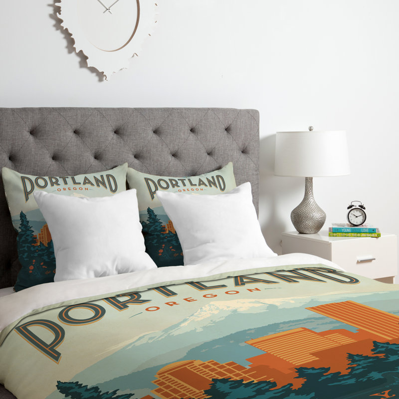 Anderson Design Group Polyester Duvet Cover, Twin/Twin XL Duvet Cover + 1 Standard Sham