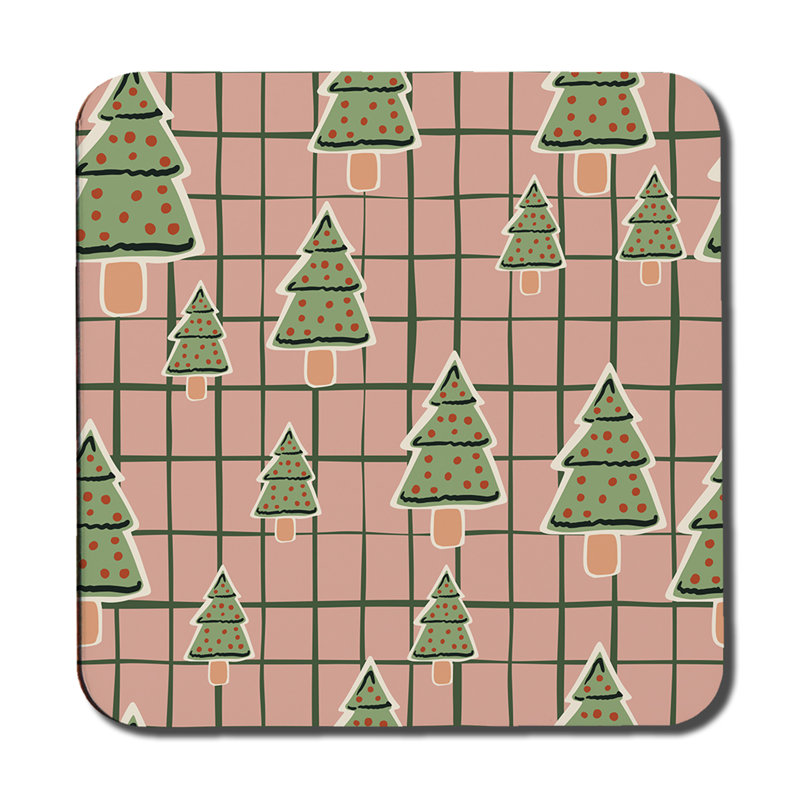 Square 6 Piece Coaster Set