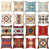 Beige/Orange/Blue Geometric Shapes