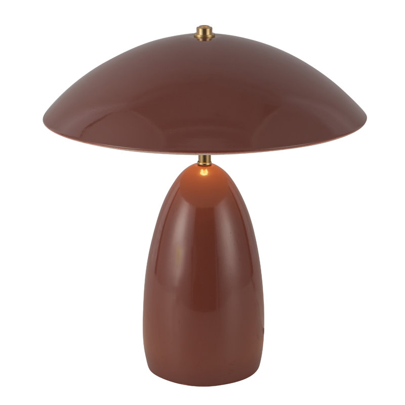 Sheffield 12-In Table Lamp, Red
