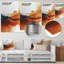 Fading Autumn Mountain Landscape IV - reproduction d'art traditionnelle en métal, décoration murale en métal montagnes-375594038