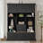 75" Hall Tree with Bench, 6 Drawers, 3 Cabinets & 3-Tier Top Storage-129045970