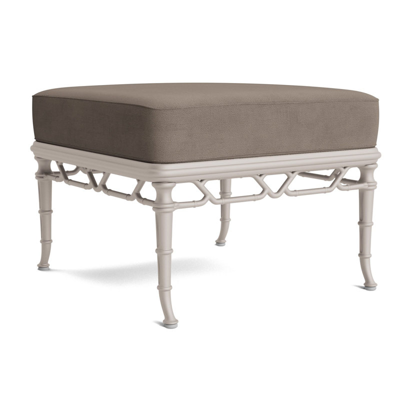 Calcutta Outdoor Ottoman, Fushion Neptune, Dove