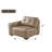 Modular Leather Sectional with Ottoman, Large 5 Seats Tufted Cushion-1471432780