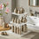Grand support de rangement en acrylique à 3 niveaux pour meuble-lavabo et comptoir de salle de bain - Présentoir transparent et support de rangement pour maquillage, bijoux, soins de la peau avec base antidérapante
