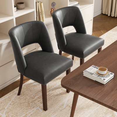 Upholstered Solid Wood Dining Side Chair