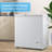 5 Cu.ft Compact Chest Freezer With Removable Storage Basket