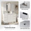 48" Vanity Set with Medicine Cabinets - Single Sink Storage