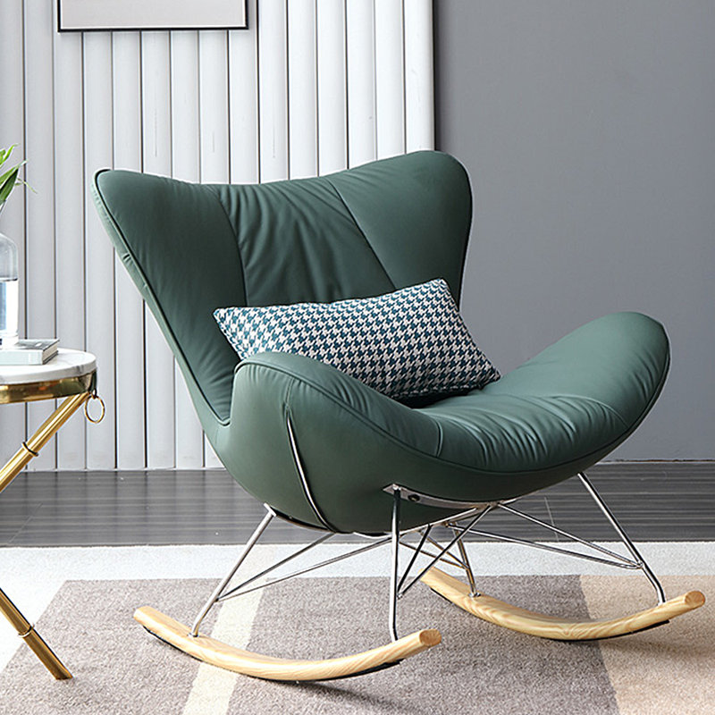 Chaise berçante simple en escargot moderne
