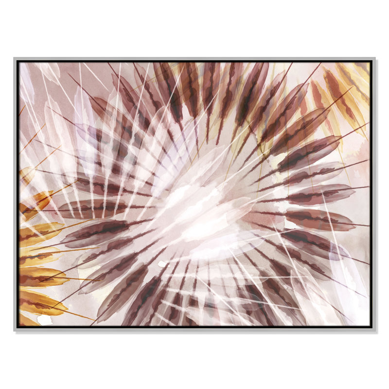 Danse des rayons II par Eva Watts, Argent, H 31,5 po x l 41,5 po